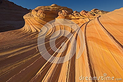 The Wave Coyote Buttes Stock Photo