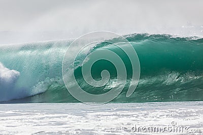 Wave Hollow Closeup Stock Photo