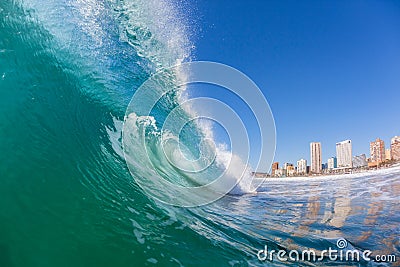 Wave Hollow Inside Durban Editorial Stock Photo