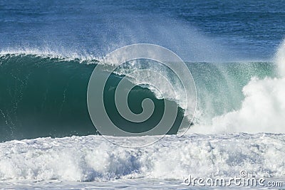 Wave Hollow Water Stock Photo