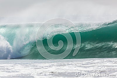 Wave Hollow Water Stock Photo