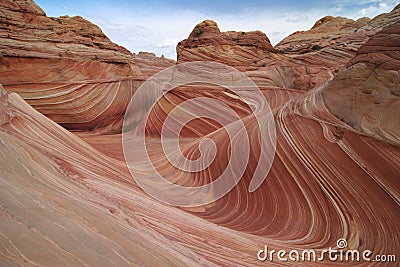 The Wave. Paria Canyon. Stock Photo