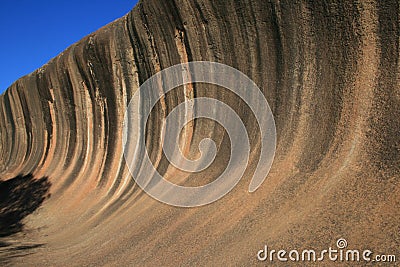 Wave Rock Stock Photo