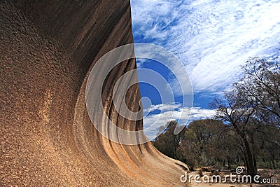 Wave Rock,Western Australia Stock Photo