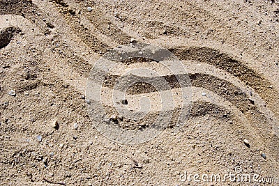 Wave on sand Stock Photo