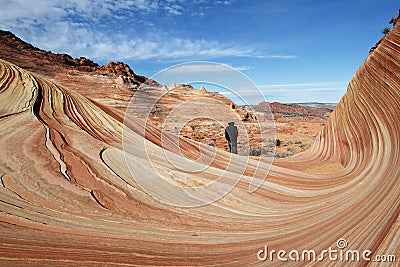 The wave view Stock Photo