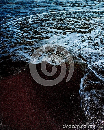 Waves beach hawksbay seaside oceans lakes revers nature photo photography photographer Stock Photo