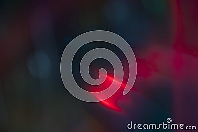Waves Of Light Pattern With High Fidelity Glowing Red Stock Photo