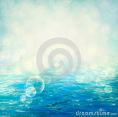 Waves in motion blur. Stock Photo