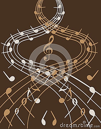 Waves of music Vector Illustration