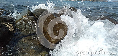 Waves are the practice of water. To speak of waves apart from water, or water apart from waves is a delusion." Stock Photo