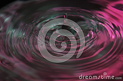 Waves and Ripples Water Drop Stock Photo