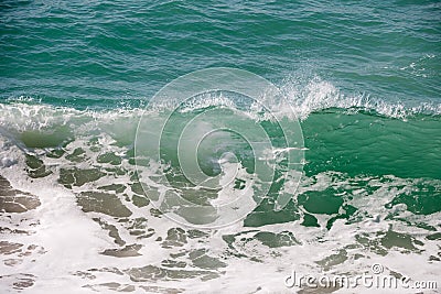 Waves in sea Stock Photo