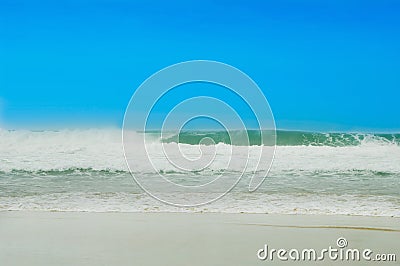 Waves on the sea Stock Photo