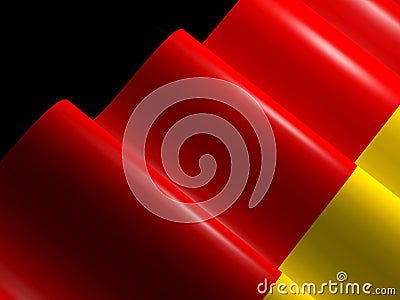 Waving germany flag Stock Photo