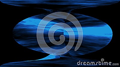 Waving spiral lines in space as torando, 3d render, computer generating backdrop Stock Photo