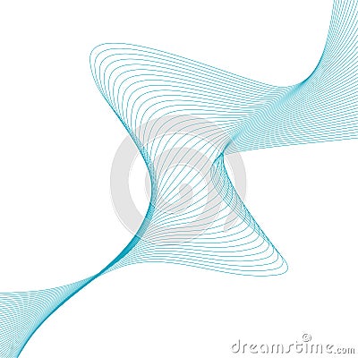 Wavy abstract background Stock Photo