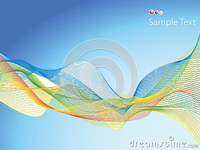 Wavy background Stock Photo