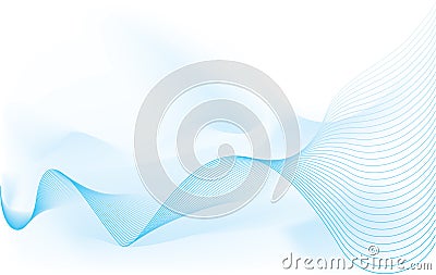 Wavy Background Vector Illustration