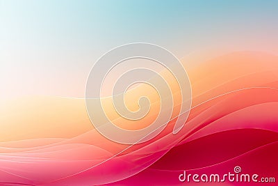 Wavy color background, perfect for wallpaper and artistic design concepts. Stock Photo