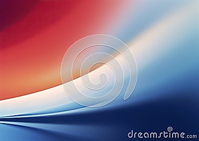 Wavy colorful blurred backdrop. Generative AI Stock Photo