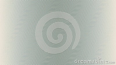 Wavy Lines Halftone Engraving Pattern Vector Smooth Gradation Pale Green Texture Vector Illustration