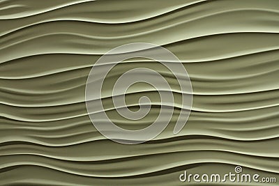 Wavy lines in tan or putty color Stock Photo