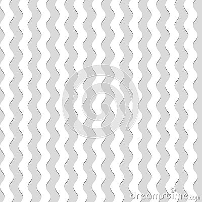 Wavy seamless pattern of lines. Abstract background. Vector Illustration