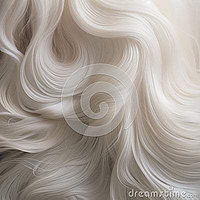 Abstract White Hair Design: Textural Abstraction In Uhd Image Stock Photo