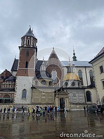 Historical old castle Wawel Krakow, Old Town Editorial Stock Photo