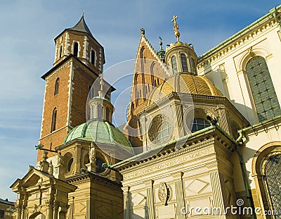 Wawel cathedral Stock Photo