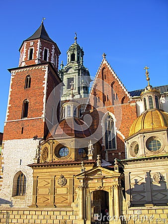 Wawel Cathedral in Krakow, Poland Stock Photo