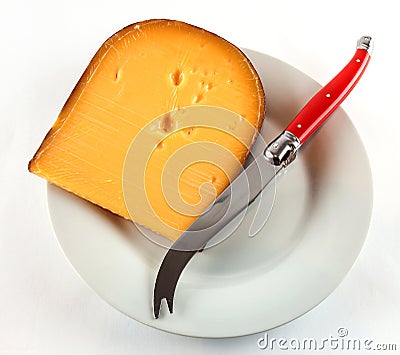 waxed cheese Stock Photo