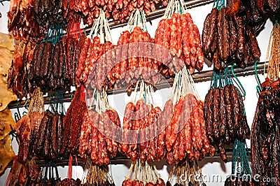 Waxed meat Stock Photo