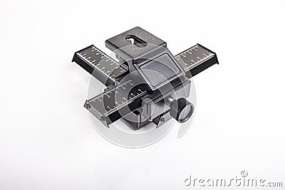 Macro Photography Focusing Rail Slider Stock Photo