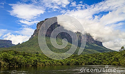 On the way to angel falls, canaima park, gran sabana, venezuela Stock Photo