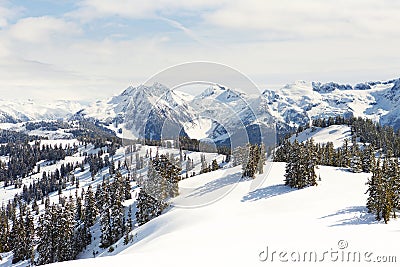 On the way to Elfin Lake, British Columbia, Canada Stock Photo