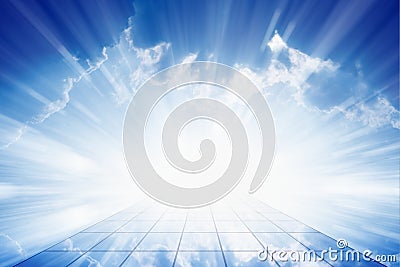 Way to heaven Stock Photo