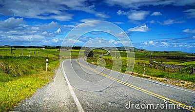 Way to Invercargill New Zealand Stock Photo