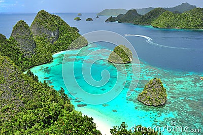 Wayag, Raja Ampat Stock Photo