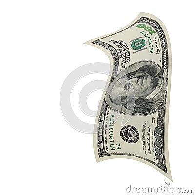 Weak dollar. Stock Photo