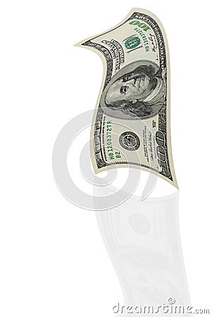 Weak dollar. Stock Photo