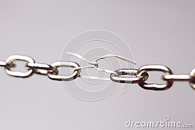 Weak Link Stock Photo