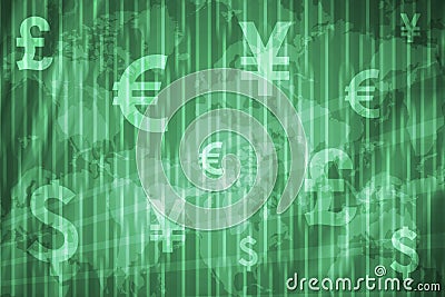 Wealth Collage Abstract Background Stock Photo