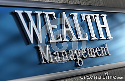 Wealth Management Cartoon Illustration