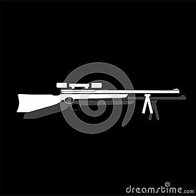 Weapon icon flat Stock Photo