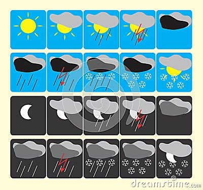 Weather Vector Illustration