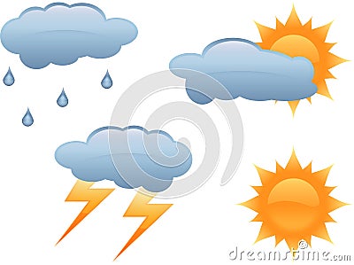 Weather Cartoon Illustration