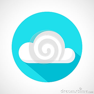 Weather cloudy icon Vector Illustration