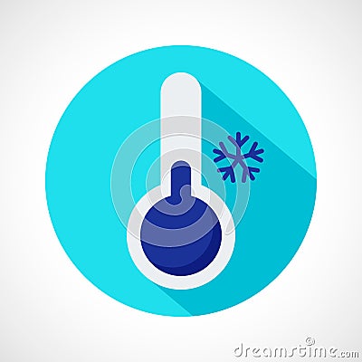 weather cold icon Vector Illustration